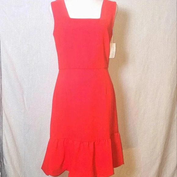 Camilyn Beth The Stacey Red Fit And Flare Flirty Sleeveless Dress SZ 4 - Picture 1 of 12